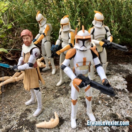 Obi-Wan et ses clones troopers